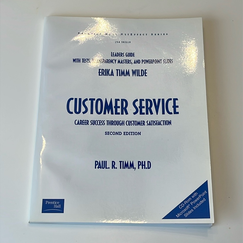 Book: Customer Service: Career Success Through Customer Satisfaction - Guide